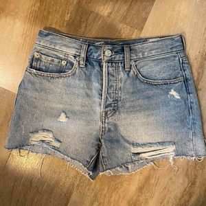 Free People Jean Shorts